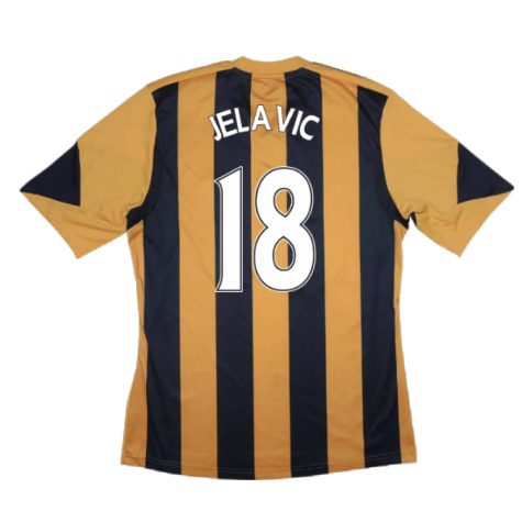 Hull City 2013-14 Home Shirt ((Excellent) S) (Jelavic 18)