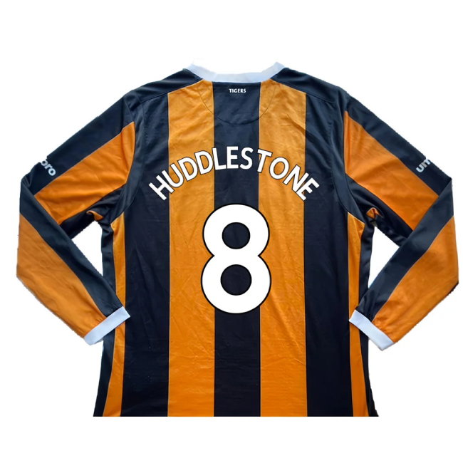 Hull City 2016-17 Long Sleeve Home Shirt (XXL) (Huddlestone 8) (Excellent)
