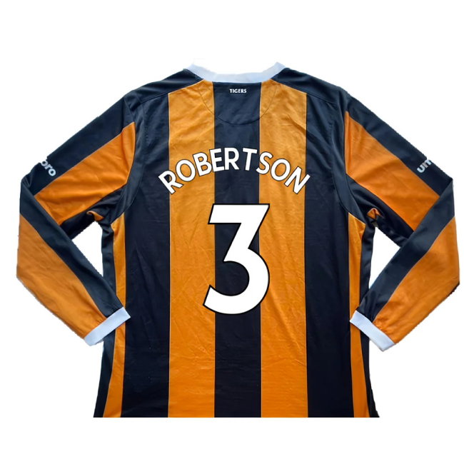 Hull City 2016-17 Long Sleeve Home Shirt (XXL) (Robertson 3) (Excellent)