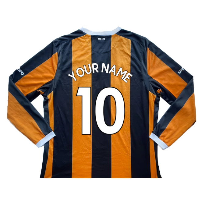 Hull City 2016-17 Long Sleeve Home Shirt (XXL) (Your Name 10) (Excellent)