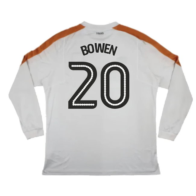 Hull City 2017-18 Long Sleeve Away Shirt (XXL) (Excellent) (Bowen 20)