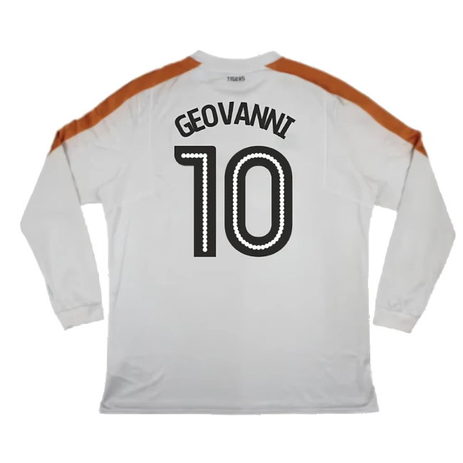 Hull City 2017-18 Long Sleeve Away Shirt (XXL) (Excellent) (Geovanni 10)