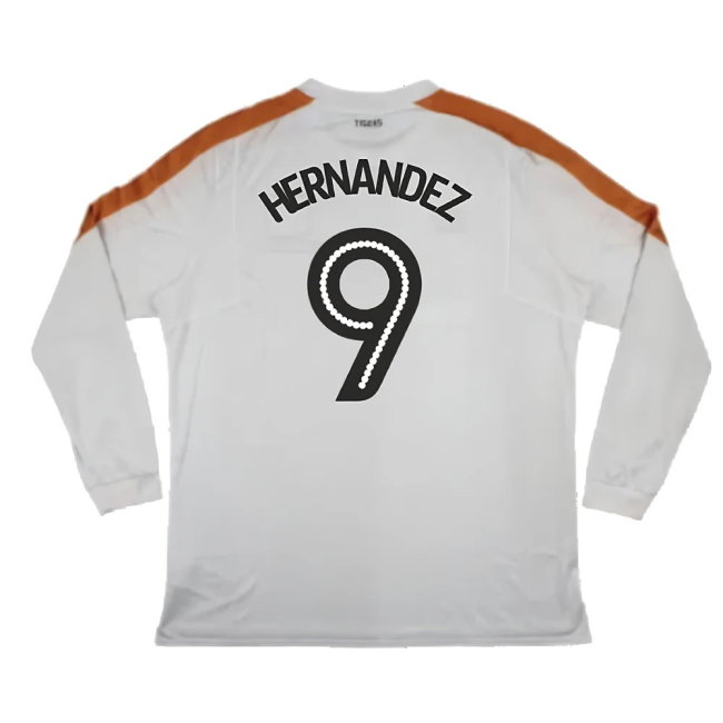 Hull City 2017-18 Long Sleeve Away Shirt (XXL) (Excellent) (Hernandez 9)