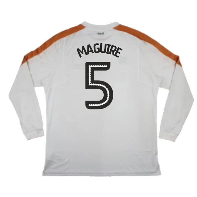 Hull City 2017-18 Long Sleeve Away Shirt (XXL) (Excellent) (Maguire 5)