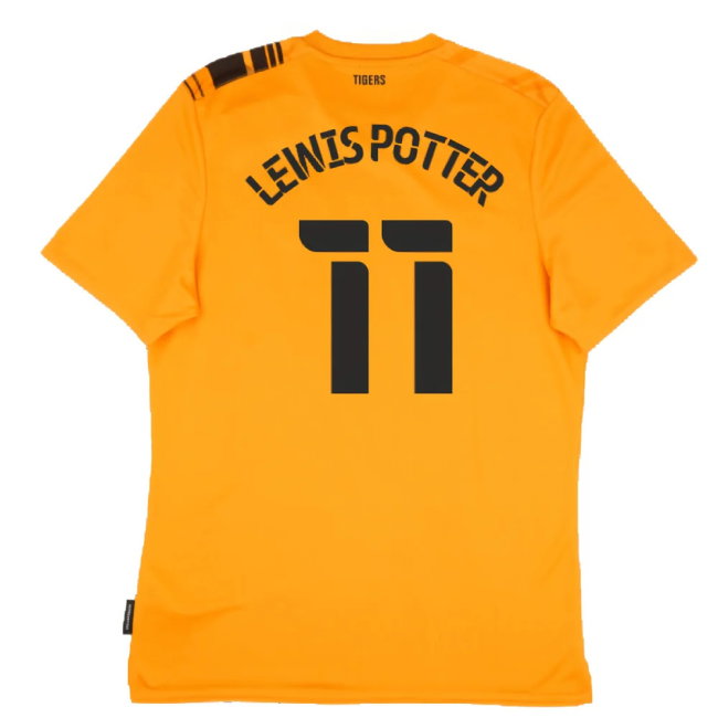 Hull City 2021-22 Home Shirt (Sponsorless) (M) (Excellent) (Lewis Potter 11)