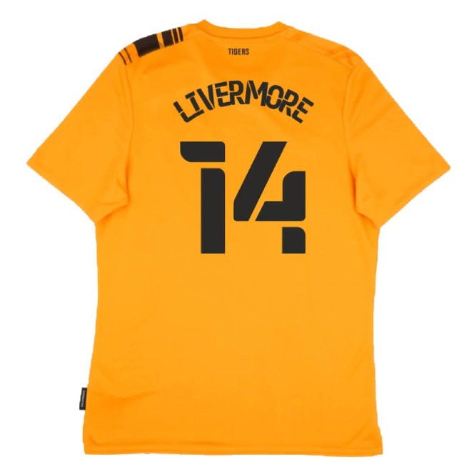 Hull City 2021-22 Home Shirt (Sponsorless) (M) (Excellent) (Livermore 14)