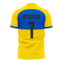 I Stand With Ukraine Concept Football Kit (Libero) (SHEVCHENKO 7)