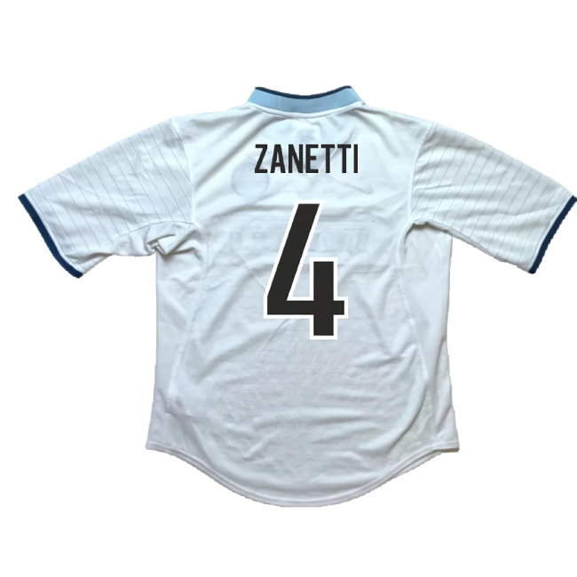 Inter Milan 1998-99 Away Shirt (XL) (Zanetti 4) (Excellent)