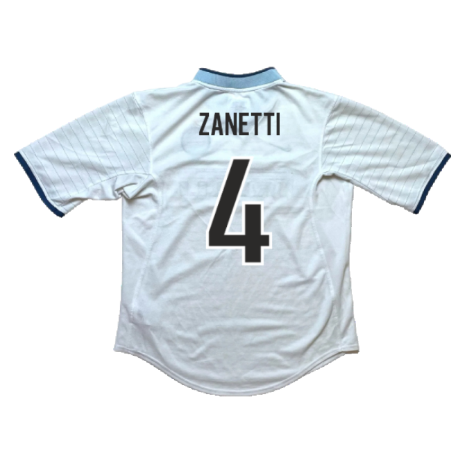 Inter Milan 1998-99 Away Shirt (XL) (Zanetti 4) (Excellent)