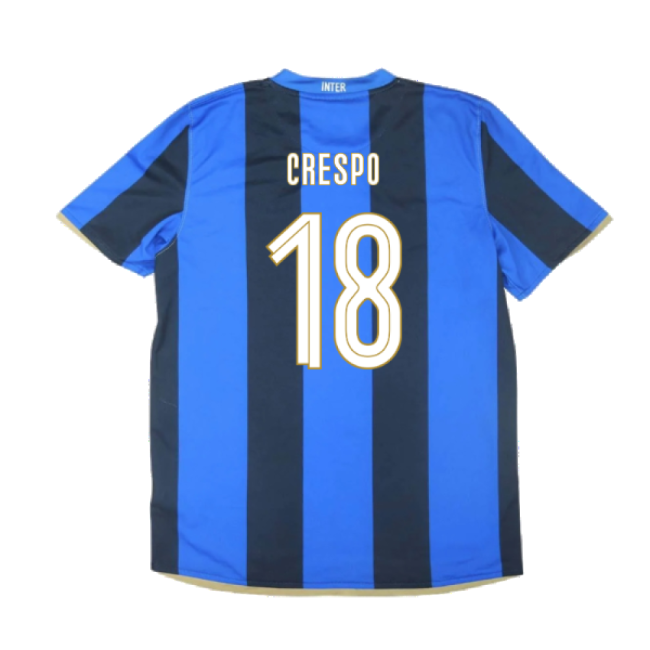 Inter Milan 2008-09 Home Shirt ((Excellent) S) (Crespo 18)