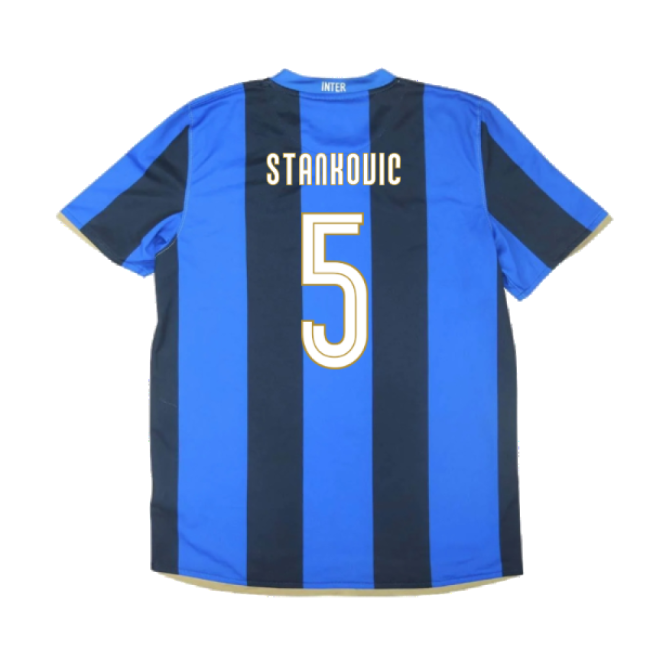 Inter Milan 2008-09 Home Shirt ((Excellent) S) (Stankovic 5)
