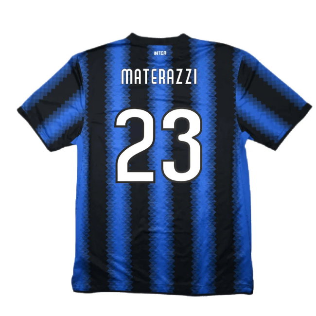 Inter Milan 2010-11 Home Shirt (S) (Excellent) (Materazzi 23)