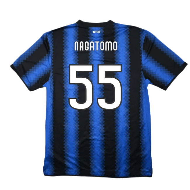 Inter Milan 2010-11 Home Shirt (S) (Excellent) (Nagatomo 55)