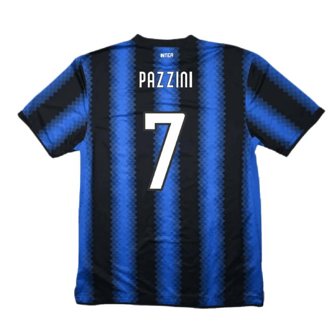 Inter Milan 2010-11 Home Shirt (S) (Excellent) (Pazzini 7)