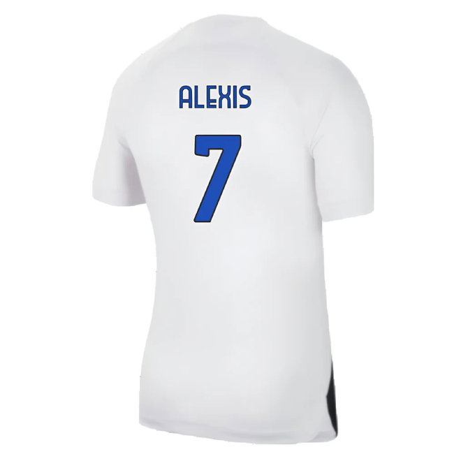 Inter Milan 2023-24 Away Shirt (Sponsorless) (M) (Alexis 7) (BNWT)