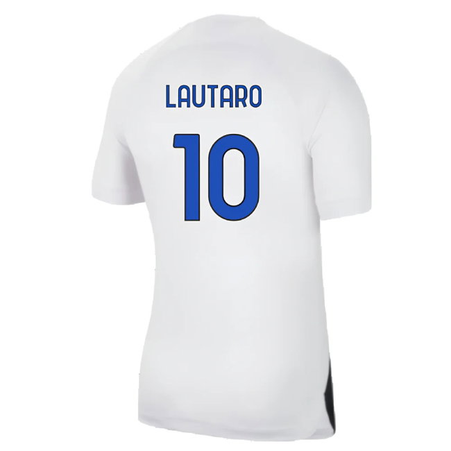 Inter Milan 2023-24 Away Shirt (Sponsorless) (M) (Lautaro 10) (BNWT)