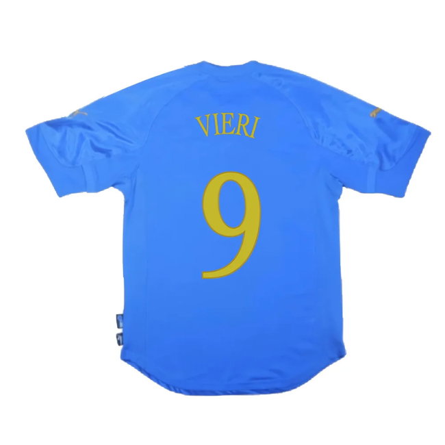 Italy 2004-06 Home Shirt (S) (Good) (Vieri 9)