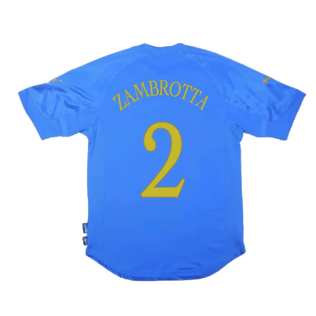 Italy 2004-06 Home Shirt (S) (Good) (Zambrotta 2)