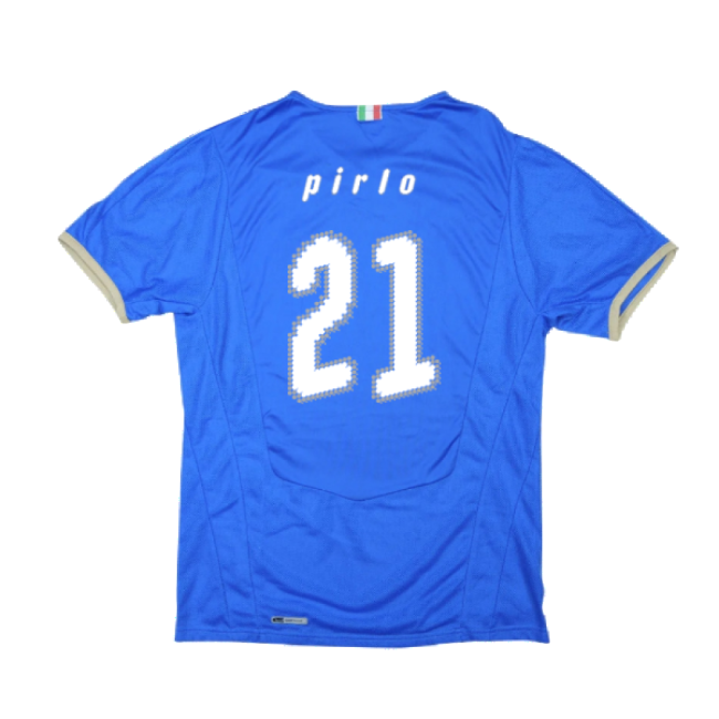 Italy 2008-09 Home Shirt ((Very Good) S) (Pirlo 21)