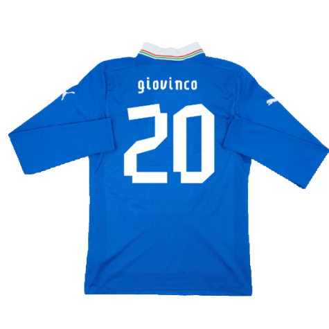 Italy 2012-13 Home Long Sleeve Shirt (S) (Fair) (Giovinco 20)