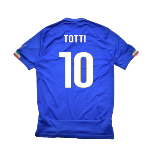 Italy 2014-16 Home (L) (TOTTI 10) (Very Good)