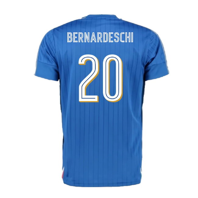 Italy 2016-17 Home Shirt (L) (Excellent) (Bernardeschi 20)