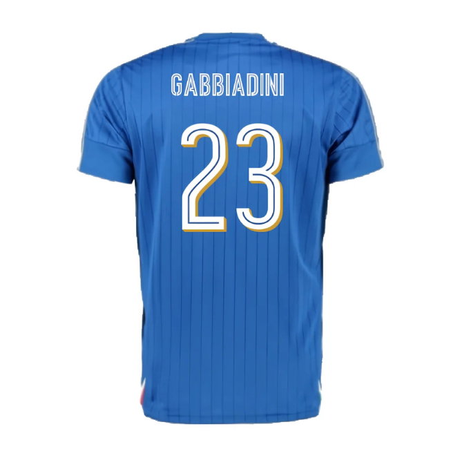 Italy 2016-17 Home Shirt (L) (Excellent) (Gabbiadini 23)