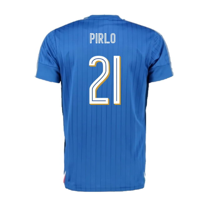 Italy 2016-17 Home Shirt (L) (Excellent) (Pirlo 21)