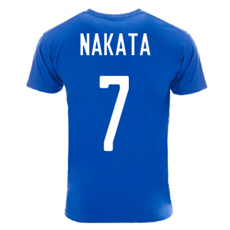 Japan Team T-Shirt - Royal (NAKATA 7)