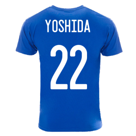 Japan Team T-Shirt - Royal (YOSHIDA 22)