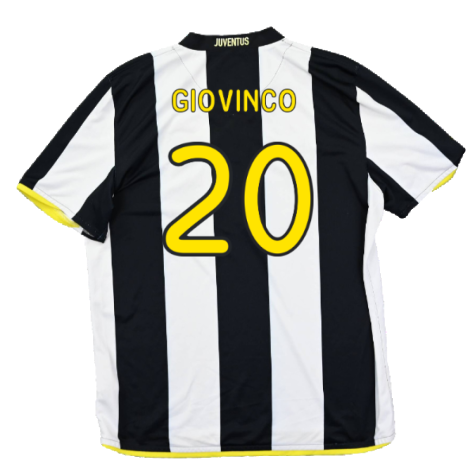 Juventus 2008-09 Home Shirt (XL) (Excellent) (Giovinco 20)