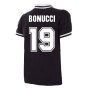 Juventus FC 1986 - 87 Away Retro Football Shirt (BONUCCI 19)