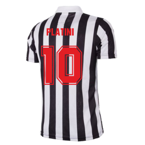Juventus FC 1992 - 93 Coppa UEFA Retro Football Shirt (PLATINI 10)