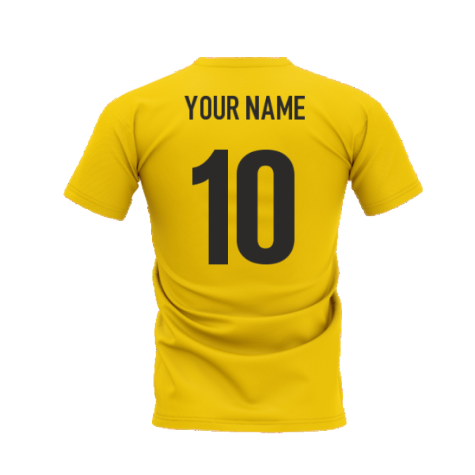 Kaka Legend T-Shirt (Yellow) (Your Name)