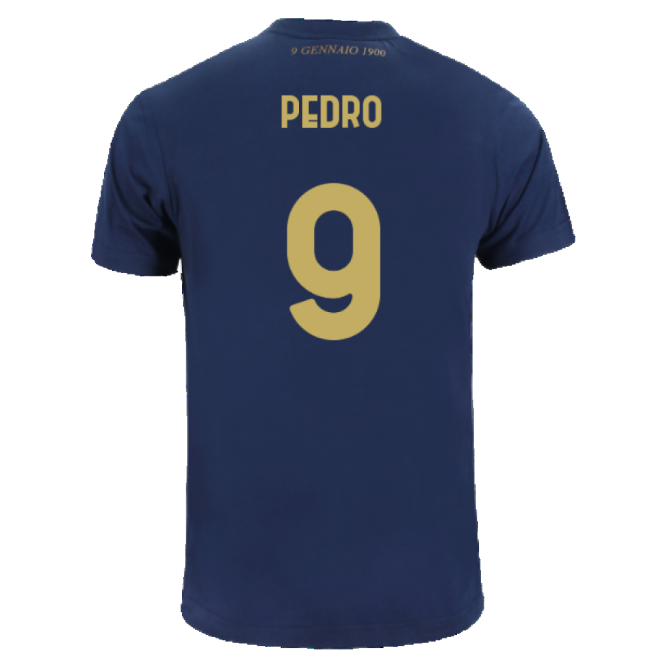 Lazio 125th Anniversary Cotton Tee (Navy) (Pedro 9)