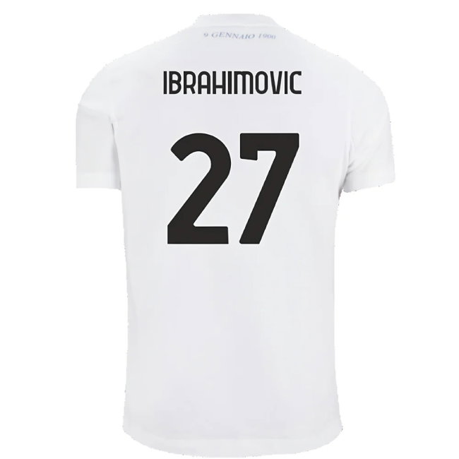 Lazio 125th Anniversary Cotton Tee (White) (Ibrahimovic 27)