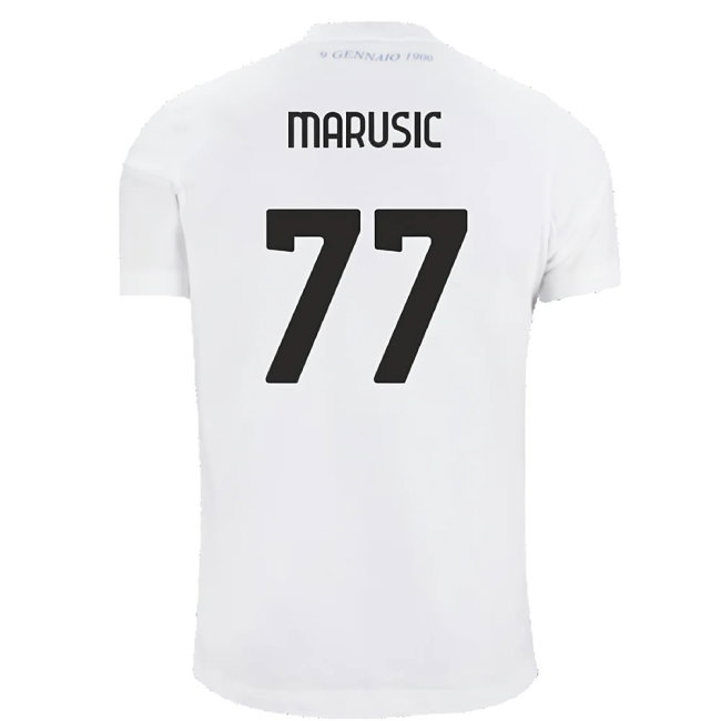 Lazio 125th Anniversary Cotton Tee (White) (Marusic 77)