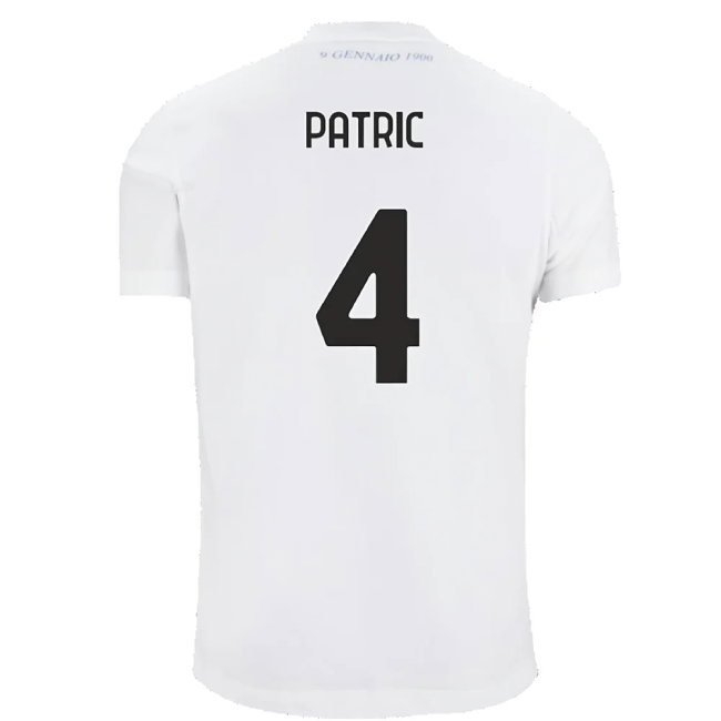 Lazio 125th Anniversary Cotton Tee (White) (Patric 4)