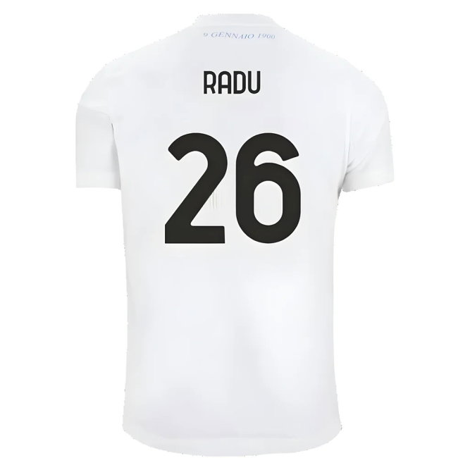 Lazio 125th Anniversary Cotton Tee (White) (Radu 26)
