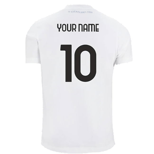 Lazio 125th Anniversary Cotton Tee (White) (Your Name)