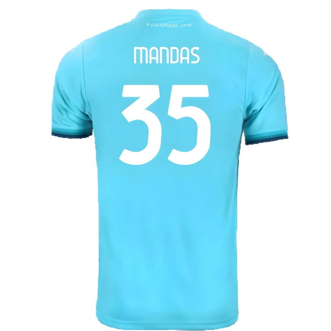 Lazio 125th Anniversary Goalkeeper Shirt (Blue) (Mandas 35)