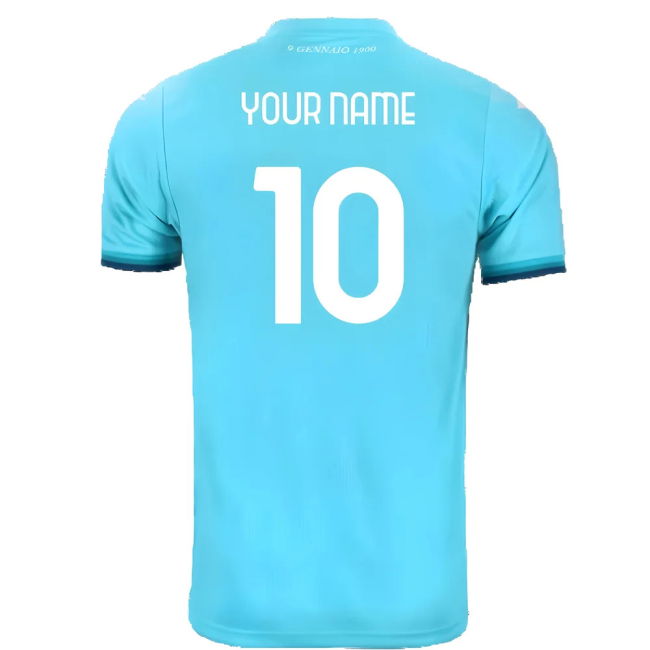 Lazio 125th Anniversary Goalkeeper Shirt (Blue) (Your Name)