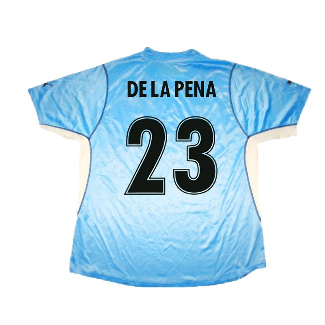 Lazio 2001-02 Home Shirt (Very Good) (De La Pena 23)