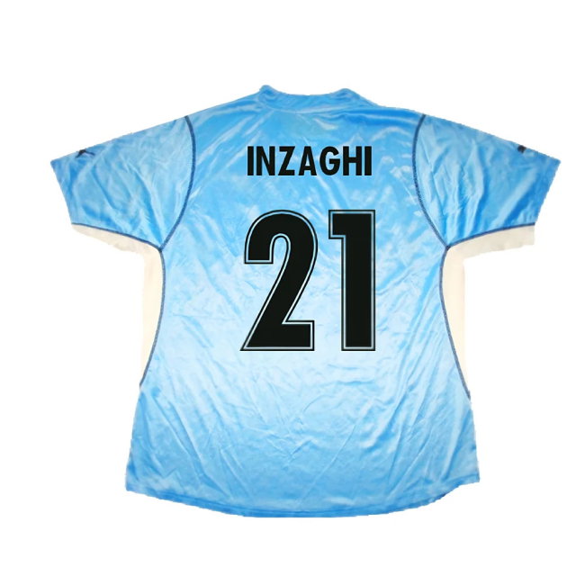 Lazio 2001-02 Home Shirt (Very Good) (Inzaghi 21)