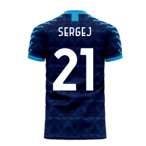 Lazio 2023-2024 Away Concept Football Kit (Viper) (SERGEJ 21) - Kids