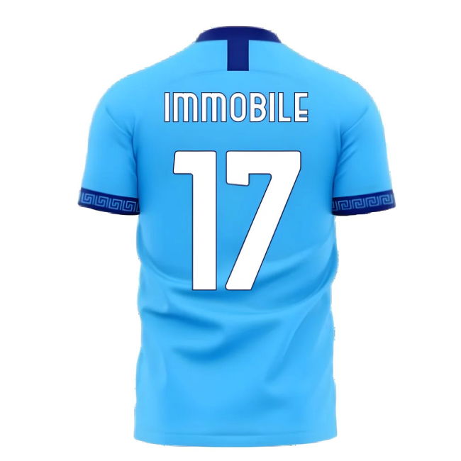 Lazio 2025-2026 Home Concept Football Kit (Libero) (Immobile 17)