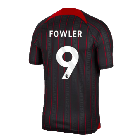 LeBron x Liverpool Football Shirt (Black) (Fowler 9)