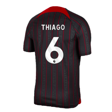 LeBron x Liverpool Football Shirt (Black) (Thiago 6)