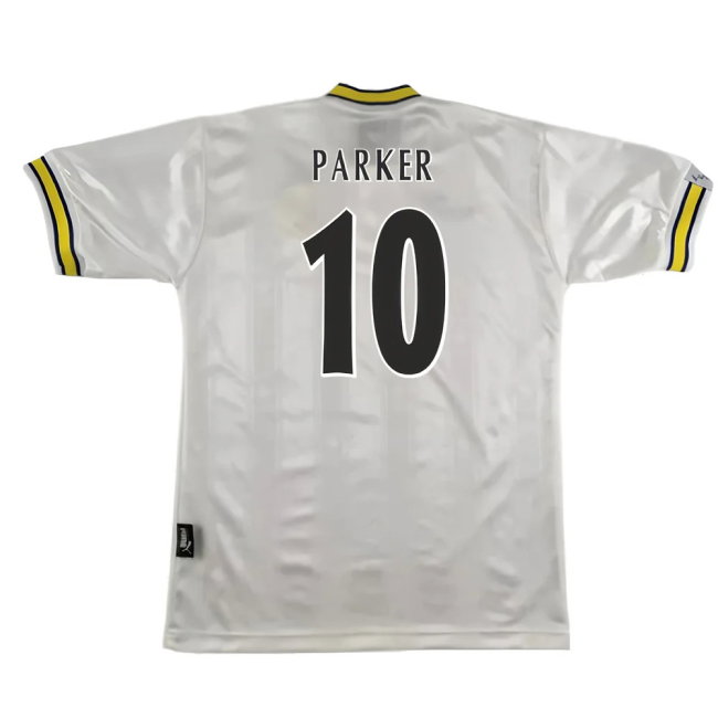 Leeds United 1996-99 Home Shirt (M) (Excellent) (Parker 10)