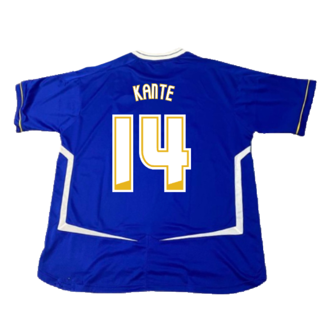 Leicester City 2005-06 Home Shirt ((Good) XXL) (Kante 14)